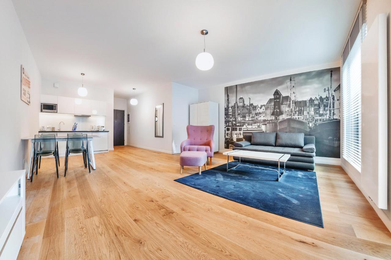 Viu Apartament Z Tarasem W Sercu Gdanska Buitenkant foto