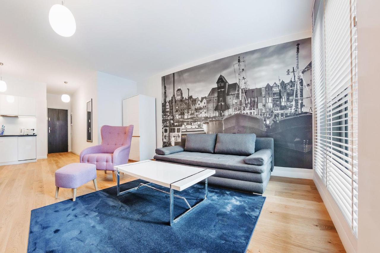 Viu Apartament Z Tarasem W Sercu Gdanska Buitenkant foto